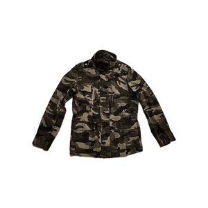 Love Tree Zip Up Long Sleeve Jacket Camo Large Grunge Retro Y2K